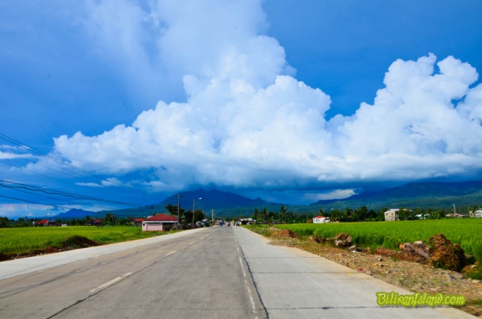 road widening project in Naval
