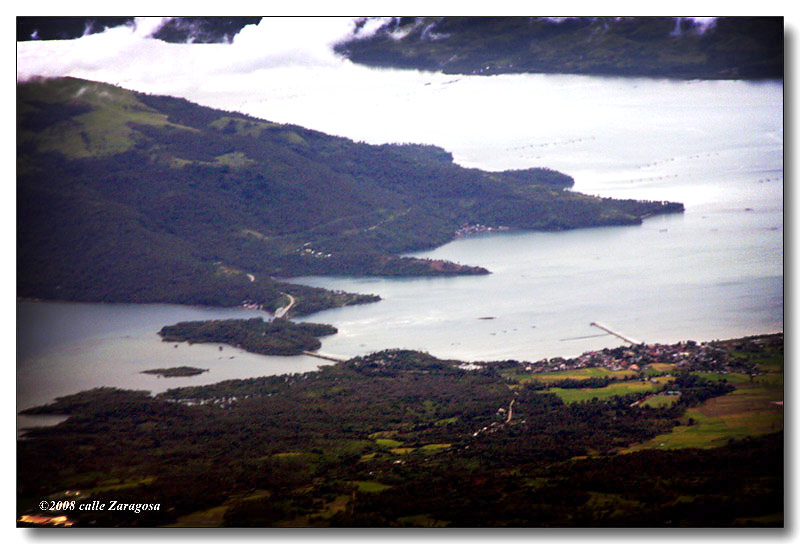 Biliran Bridge as viewed from the air