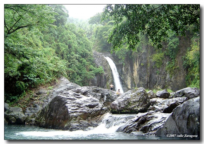 Tinago Falls before it was ruined by the "guardhouse"