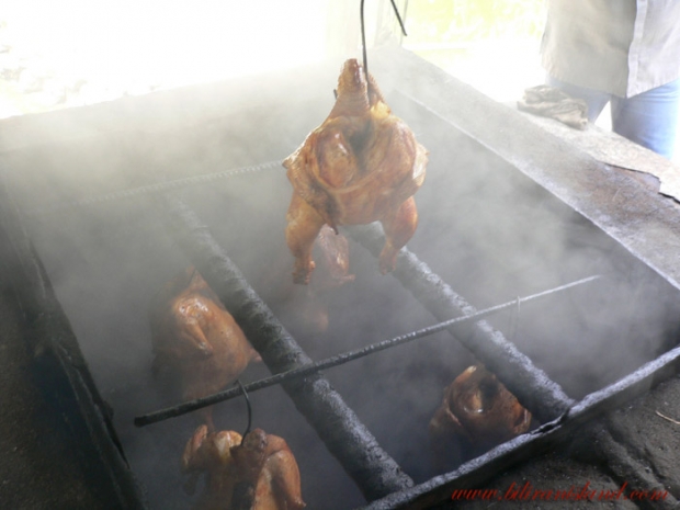 lechon manok in Agta Beach