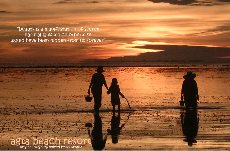 agta beach resort sunsets