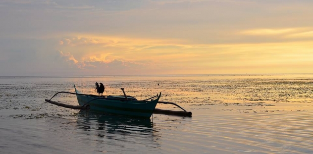 Low tide at Agta Beach