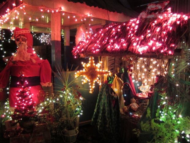 Christmas lights contest in Almeria