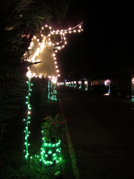 Christmas lights contest in Almeria