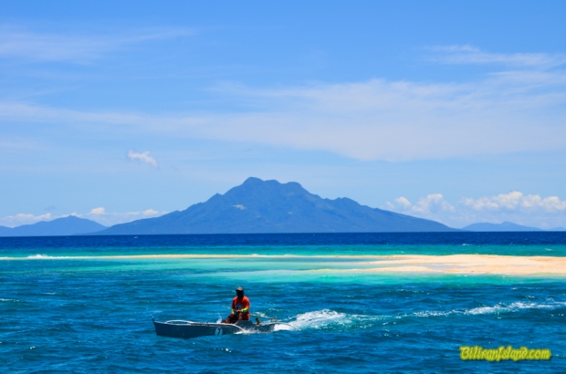 shifting sandbar of Higatangan Island