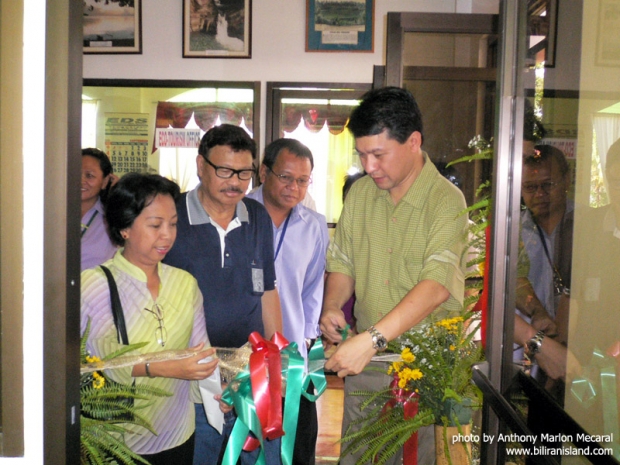 The cutting of ribbon