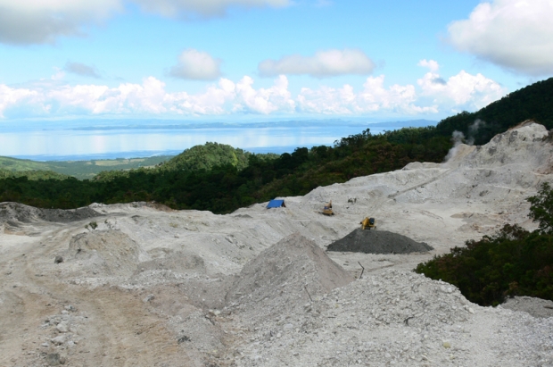 land is mined