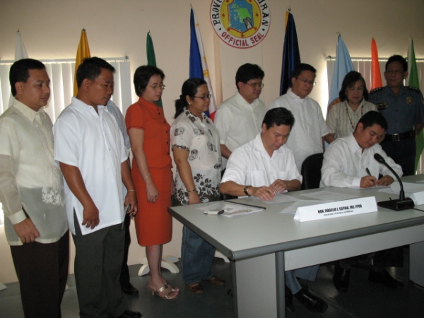 MOA signing for Tourism Development