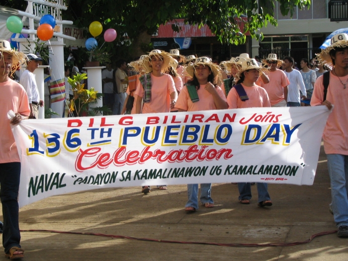 Barangays in parade