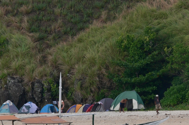 our campsite in Sambawan