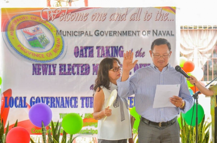 Oath-taking of Naval Mayor Gerard Espina