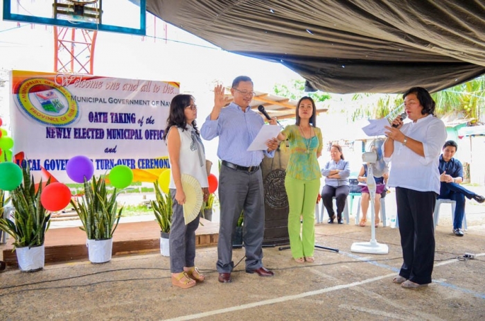 Oath-taking of Naval Mayor Gerard Espina